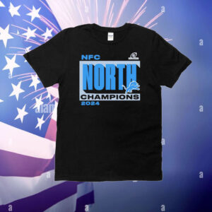 NFC North Division Champions Detroit Lions 2024 T-Shirt
