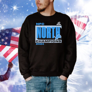 NFC North Division Champions Detroit Lions 2024 T-Shirt