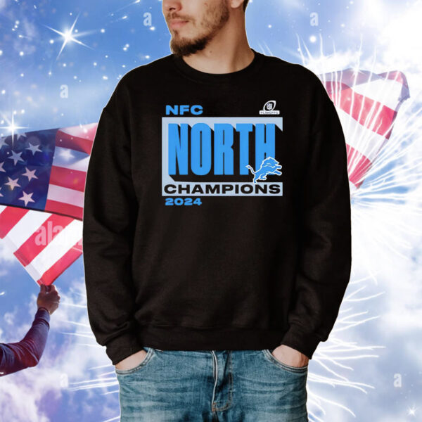 NFC North Division Champions Detroit Lions 2024 T-Shirt
