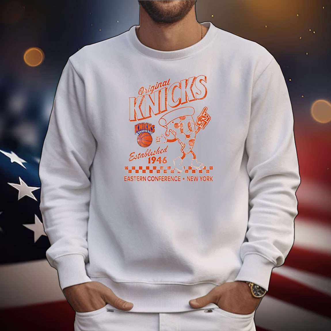 New York Knicks Concession Food Character New York est 1946 T-Shirt