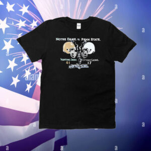 Notre Dame Fighting Irish vs Penn State Nittany Lions 41 17 Notre Dame Stadium 2006 vintage T-Shirt