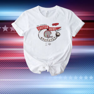 Official Ohio State Buckeyes NCAA 2025 Goodyear Cotton Bowl Classic Playoff Semifinal Helmet Stadium T-Shirt