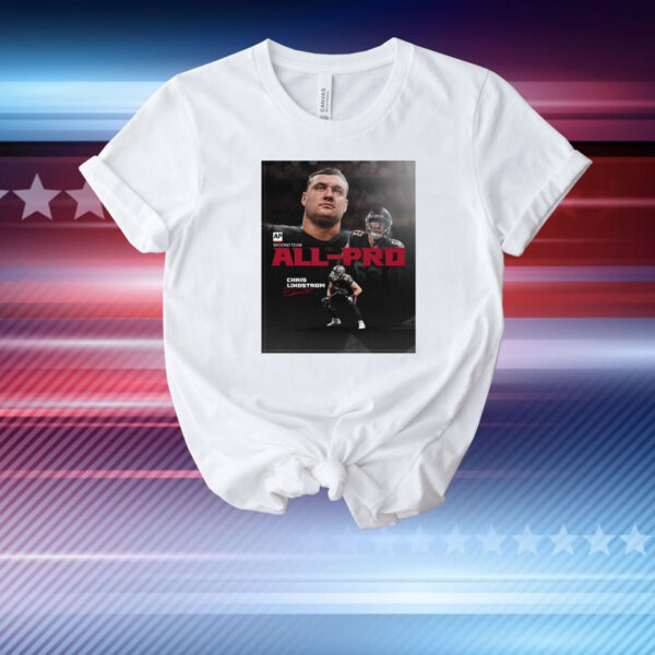 Official Poster Atlanta Falcons Chris Lindstrom AP Second Team All-Pro That’s Our G Signature T-Shirt