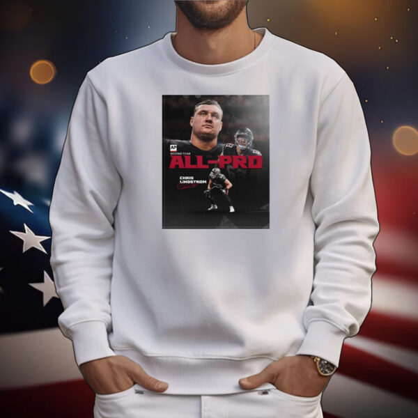 Official Poster Atlanta Falcons Chris Lindstrom AP Second Team All-Pro That’s Our G Signature T-Shirt