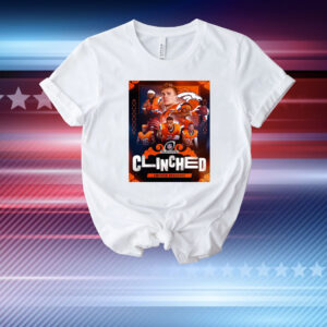 Official Poster Denver Broncos Win Kansas City Chiefs NFL Playoffs Clinched First Time Since 2015 T-Shirt