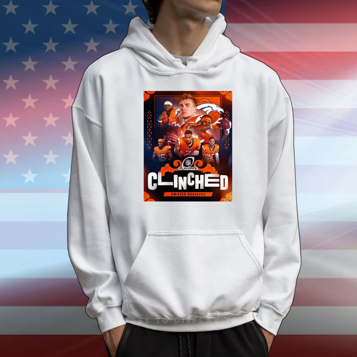 Official Poster Denver Broncos Win Kansas City Chiefs NFL Playoffs Clinched First Time Since 2015 T-Shirt
