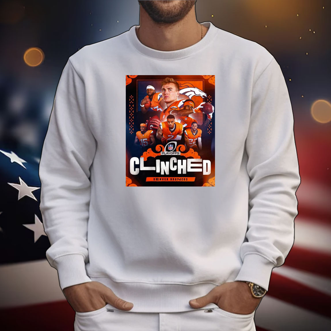 Official Poster Denver Broncos Win Kansas City Chiefs NFL Playoffs Clinched First Time Since 2015 T-Shirt