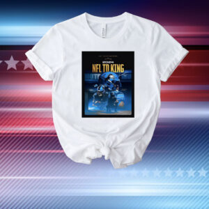Official Poster Detroit Lions Amik Jahmyr Gibbs 20 Touchdowns 2024 NFL To King Signature T-Shirt