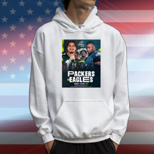 Official Poster Green Bay Packers Vs Philadelphia Eagles Rematch On Sunday Wild Card NFL On FOX T-Shirt