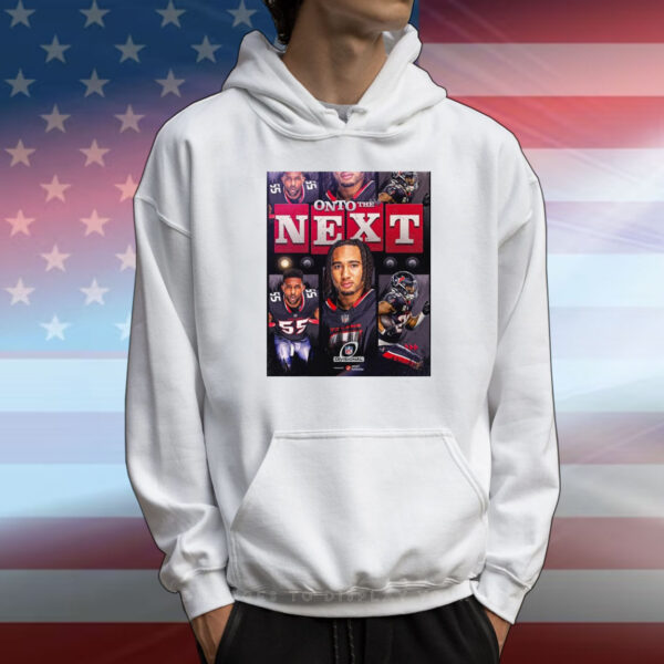 Official Poster Houston Texans Onto The Next NFL Houston Advances To The Divisional Round NFL Playoffs T-Shirt