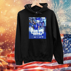 Official Poster Jonathan Taylor Final OT Indianapolis Colts Win Jacksonville Jaguars 26 – 23 Score Ruoff Mortgage T-Shirt