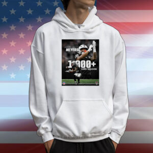 Official Poster Las Vegas Raiders Jakobi Meyers Wide Receiver 1000 Yard Season NFL T-Shirt