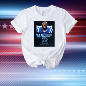 Official Poster NFL Zaire Franklin Indianapolis Colts 173 Claimed Tackles 2024 Tackle Title T-Shirt