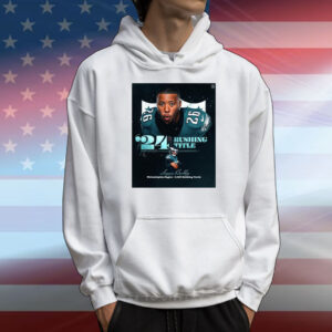 Official Poster Saquon Barkley Philadelphia Eagles 2,005 Rushing Yards ’24 Rushing Title NFL T-Shirt
