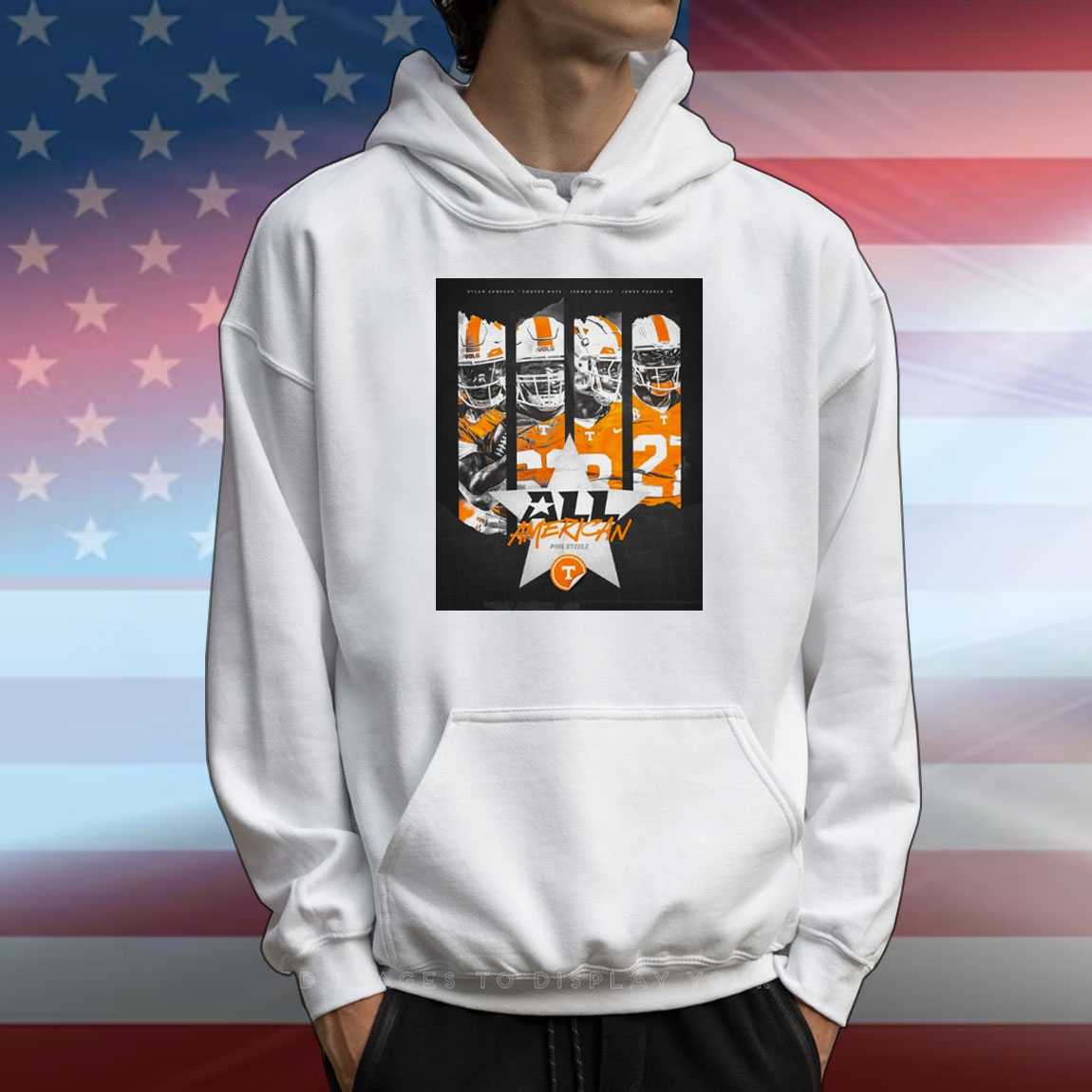 Official Poster Tennessee Vols Dylan Sampson Cooper Mays Jermod Mccoy James Pearce Jr Phil Steele All American T-Shirt