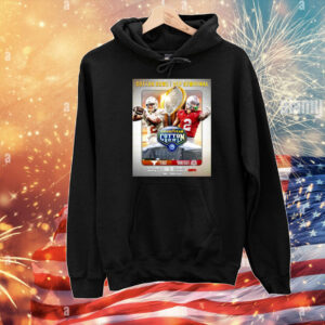Official Poster Texas Longhorns Vs Ohio State Buckeyes Goodyear Cotton Bowl CFP Semifinal AT&T Stadium Jan 10 Big Ten Football T-Shirt