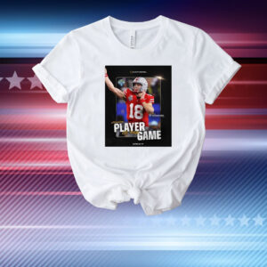 Official Poster Will Howard Ohio State Buckeyes Playoff Semifinal Offensive Player Of The Game T-Shirt
