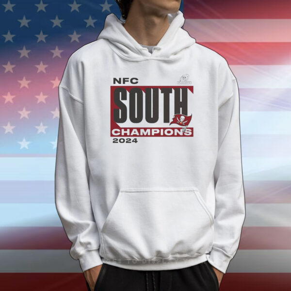 Official Tampa Bay Buccaneers NFL Playoffs 2024 NFC South Division Champions Conquer T-Shirt