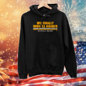Official Washington Commanders NFL Football We Finally Won 11 Games And A 12th One Too Thanks Dallas T-Shirt