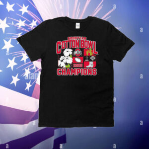 Ohio State Buckeyes 2025 Goodyear Cotton Bowl Champions T-Shirt