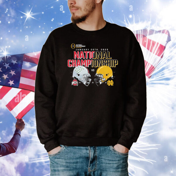 Ohio State Buckeyes vs. Notre Dame Fighting Irish National Championship Atlanta 2025 T-Shirt