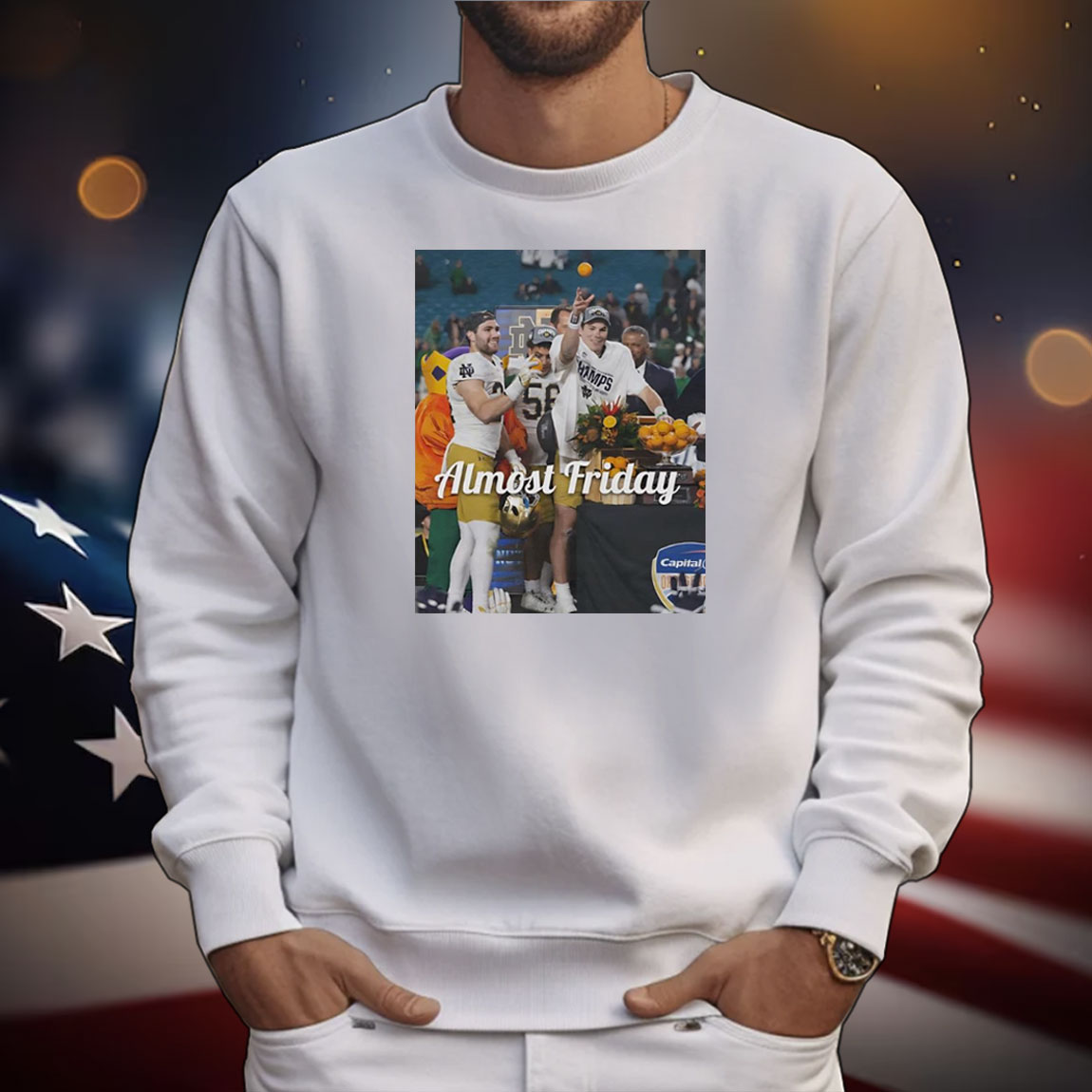 Orange Bowl Notre Dame Fighting Irish football almost friday photo T-Shirt