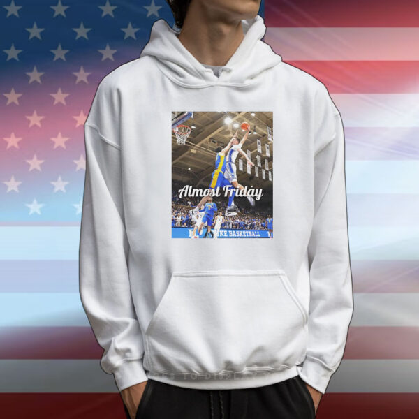 Pittsburgh Panthers vs Duke Blue Devils flagg poster almost friday photo T-Shirt