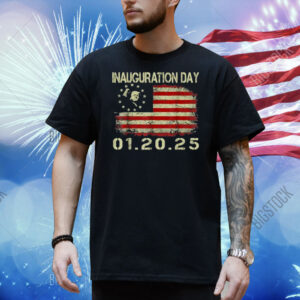 President Donald Trump Inauguration Day 2025 USA Flag Shirt