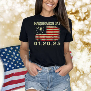 President Donald Trump Inauguration Day 2025 USA Flag Shirt