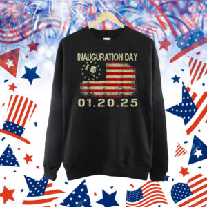 President Donald Trump Inauguration Day 2025 USA Flag Shirt