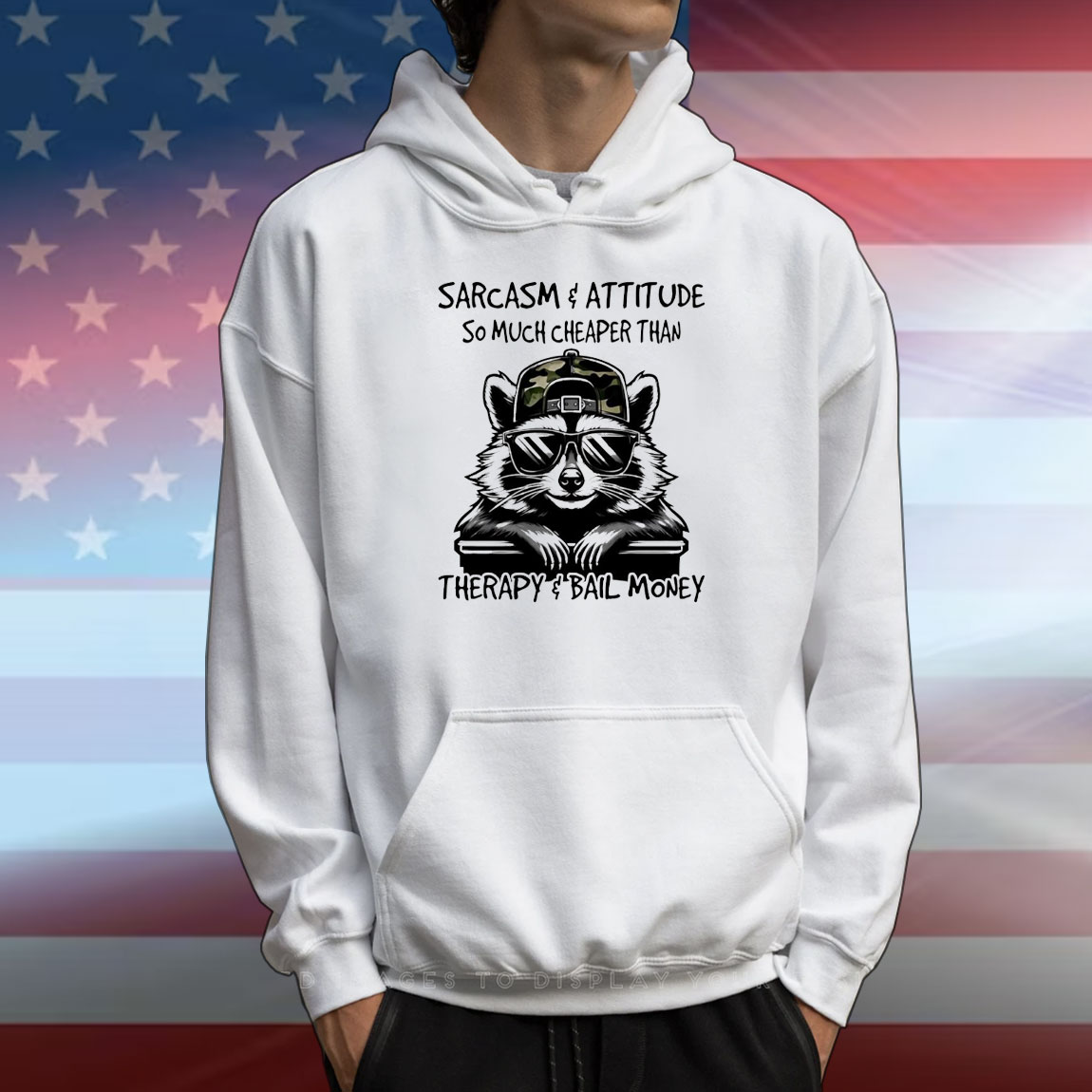 Raccoon sarcasm and attitude so much cheaper than therapy and bail money T-Shirt
