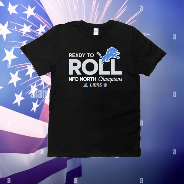 Ready To Roll NFC North Division Champions Detroit Lions 2024 T-Shirt