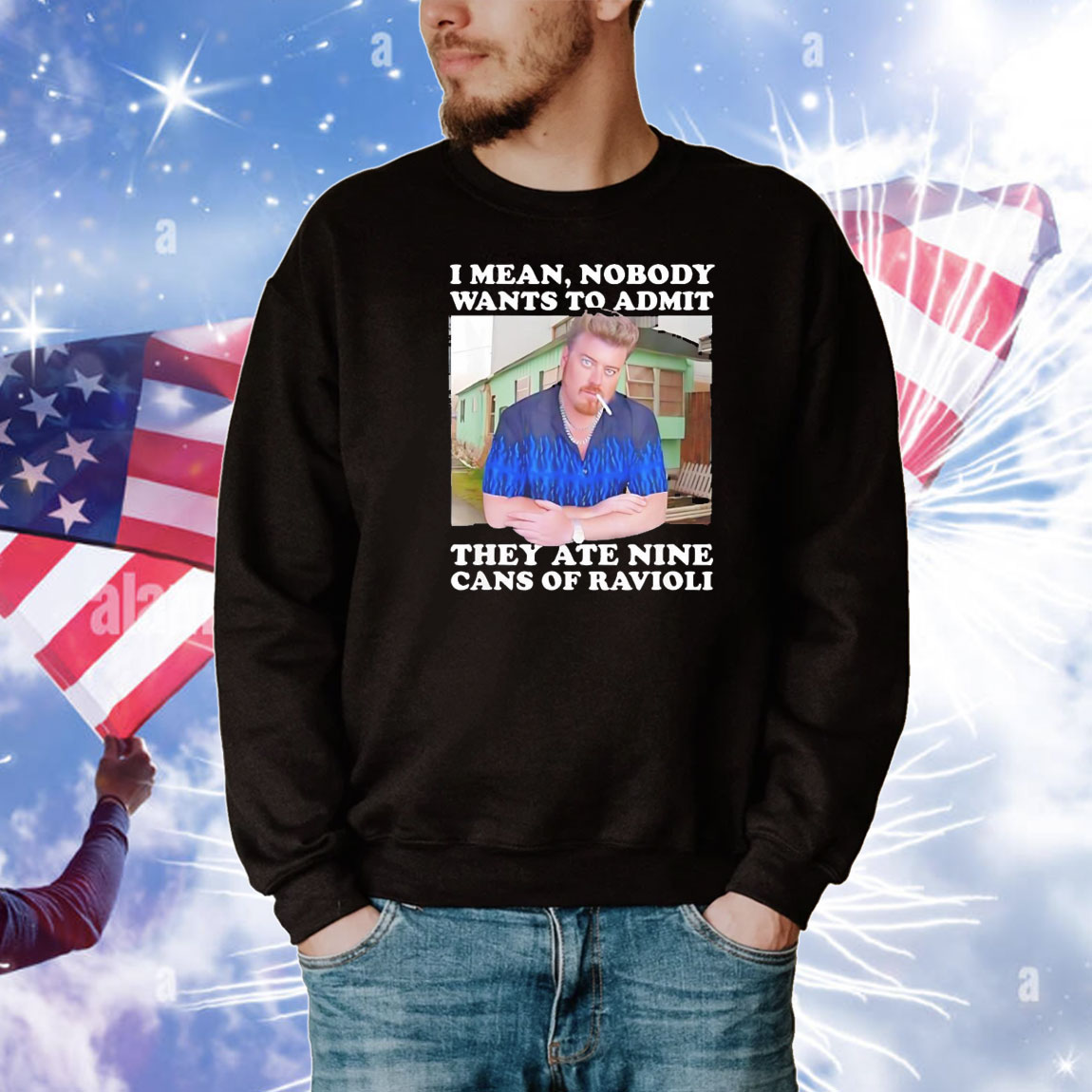 Ricky I mean nobody wants to admit they ate nine cans of ravioli T-Shirt