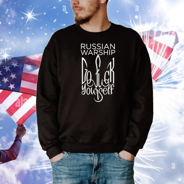 Russian Warship Go Fuck Yourself Coat Of Arms T-Shirt