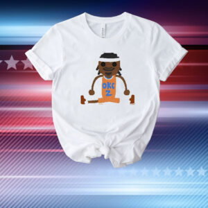 Shai Gilgeous Alexander Crochet Gilgeous-Alexander Oklahoma City Thunder caricature T-Shirt