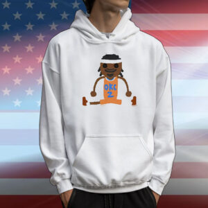 Shai Gilgeous Alexander Crochet Gilgeous-Alexander Oklahoma City Thunder caricature T-Shirt