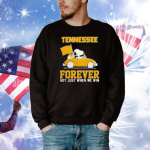 Snoopy and Woodstock Tennessee Volunteer forever not just when we win T-Shirt