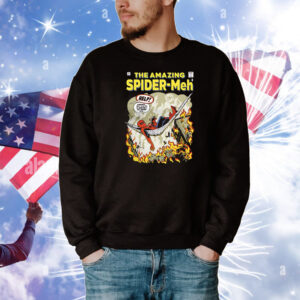 Spider-Man in a web hammock that iron guy or someone’ll get around to it T-Shirt