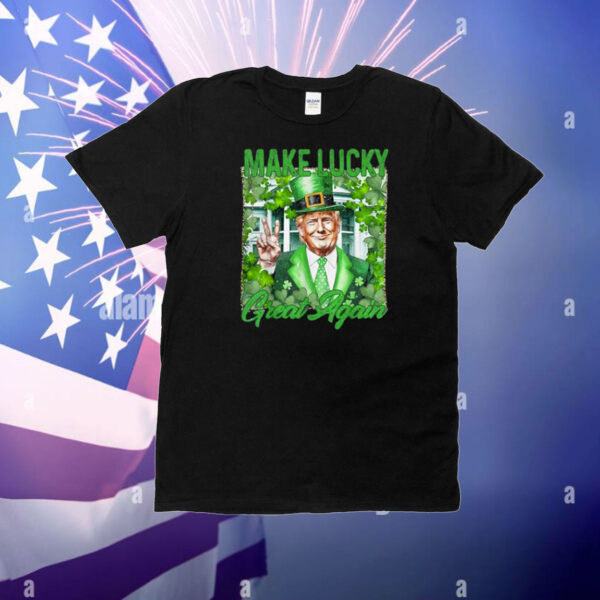St. Patrick's Day Trump Leprechaun Lucky Funny Irish Trump T-Shirt
