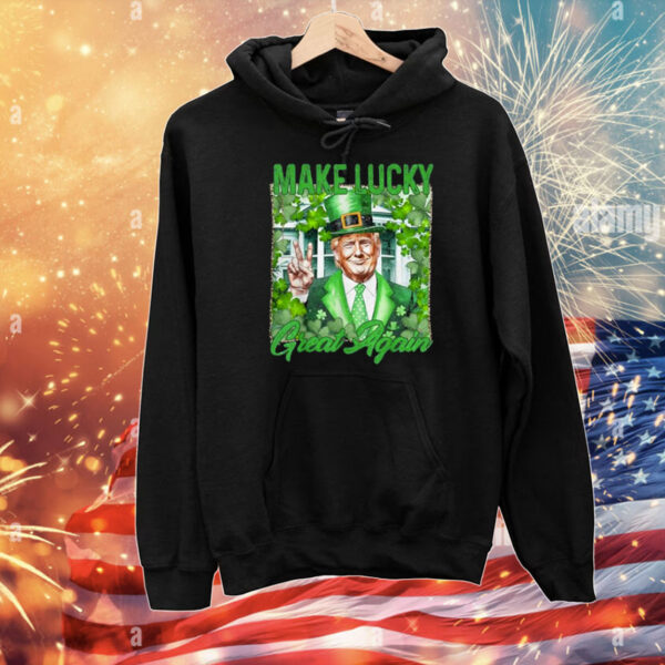St. Patrick's Day Trump Leprechaun Lucky Funny Irish Trump T-Shirt