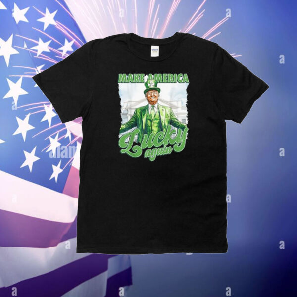 St. Patrick's Day Trump Leprechaun Lucky Funny Irish Trump T-Shirts