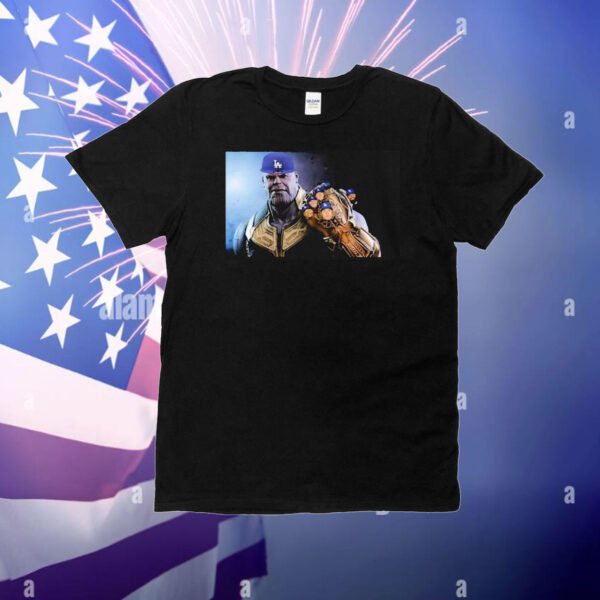 Thanos Andrew The Los Angeles Dodgers Have Collected All Infinity Stones World Series Champion T-Shirt