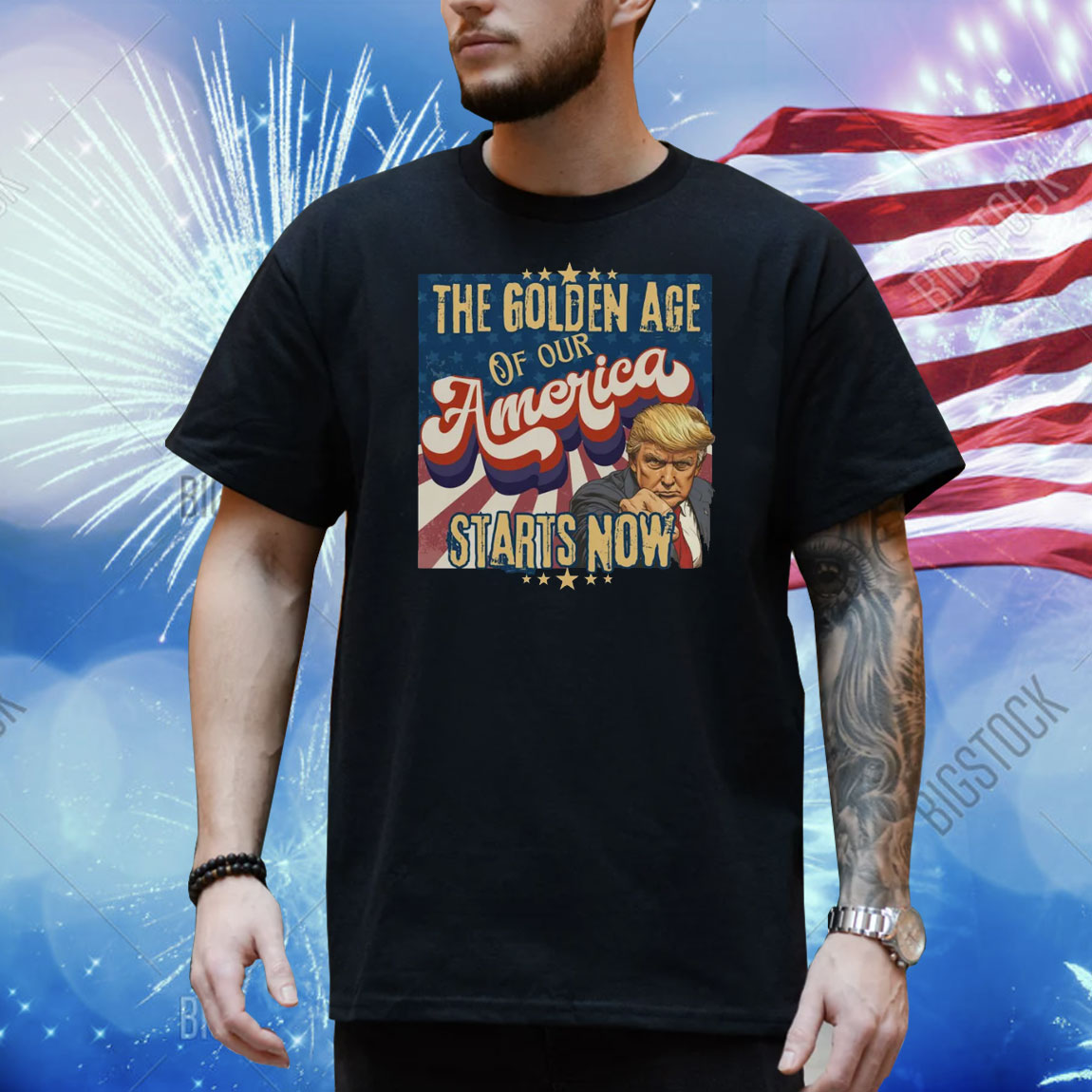 The Golden Age Of Our America Starts Now Trump Shirt