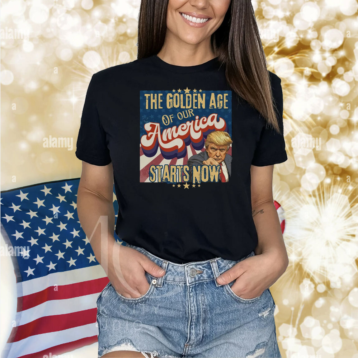 The Golden Age Of Our America Starts Now Trump Shirt
