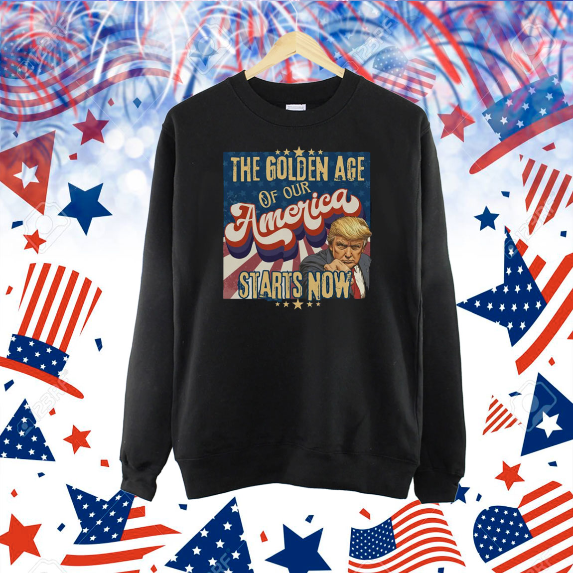 The Golden Age Of Our America Starts Now Trump Shirt