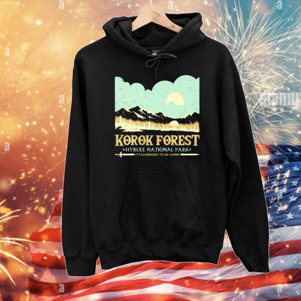 The Legend of Zelda Korok Forest Hyrule National Park it’s dangerous to go alone T-Shirt