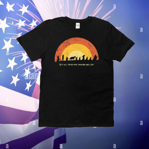 The Lord of the Rings not all those who wander are lost T-Shirt