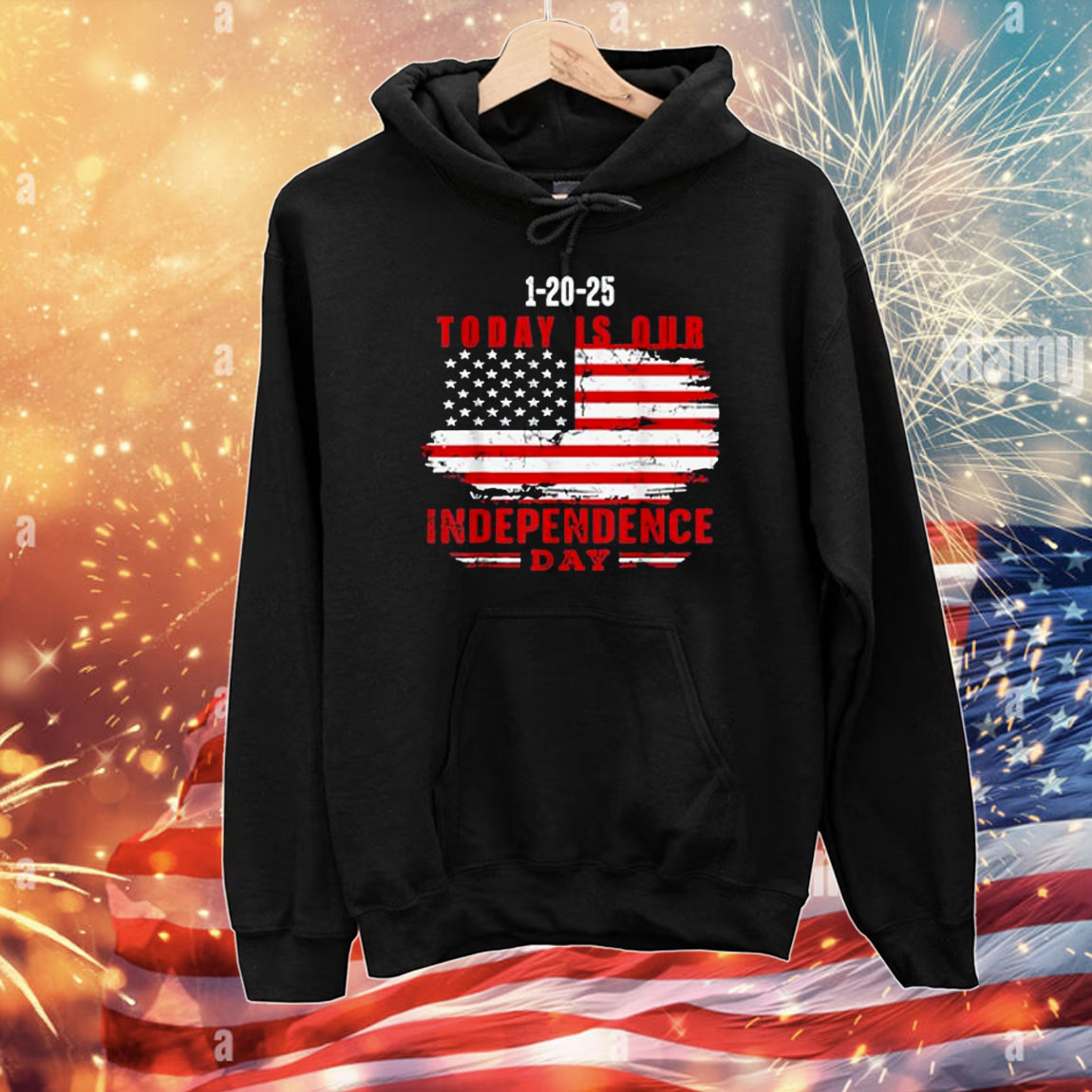 Trump 1-20-25 Today Is Our Independence Day T-Shirt