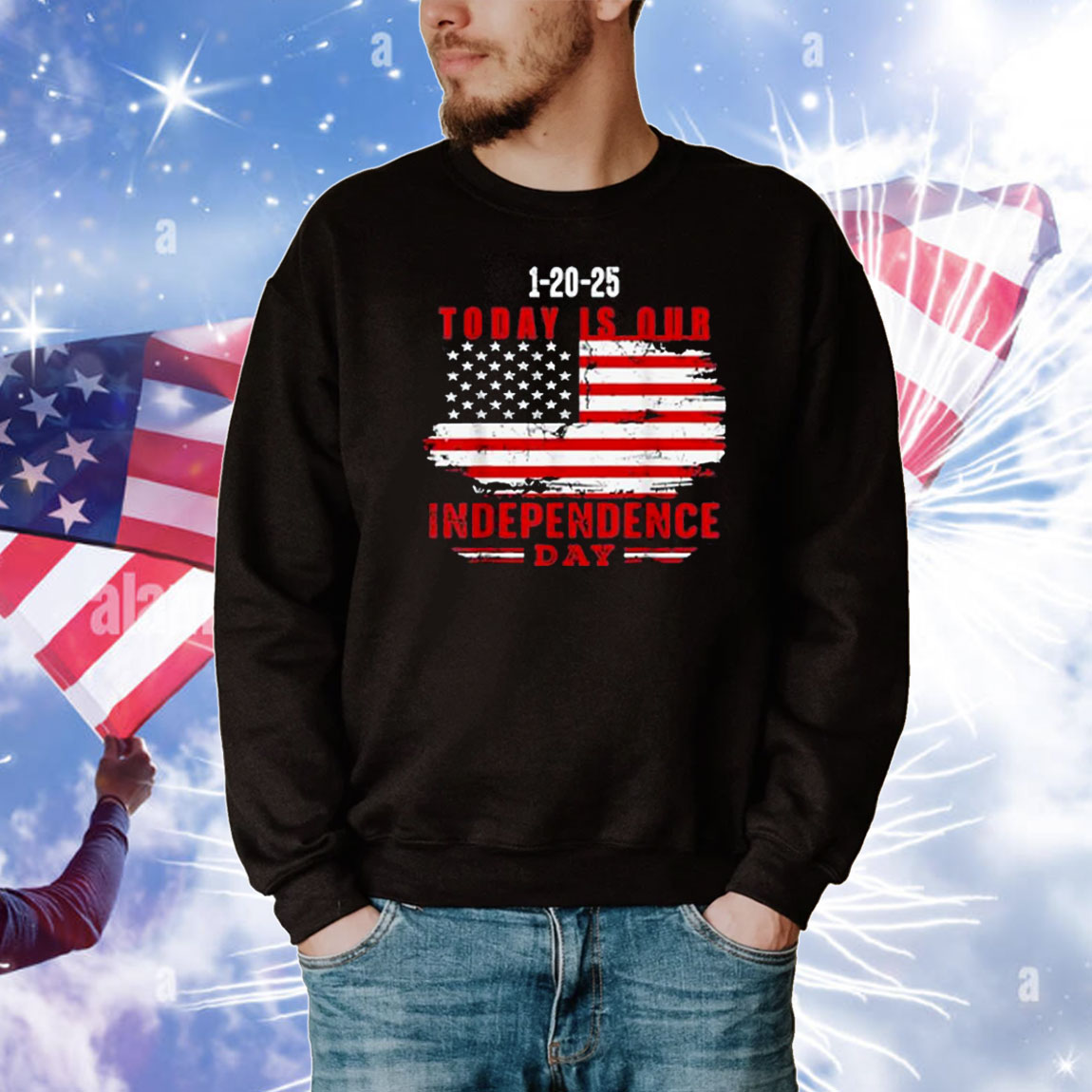 Trump 1-20-25 Today Is Our Independence Day T-Shirt