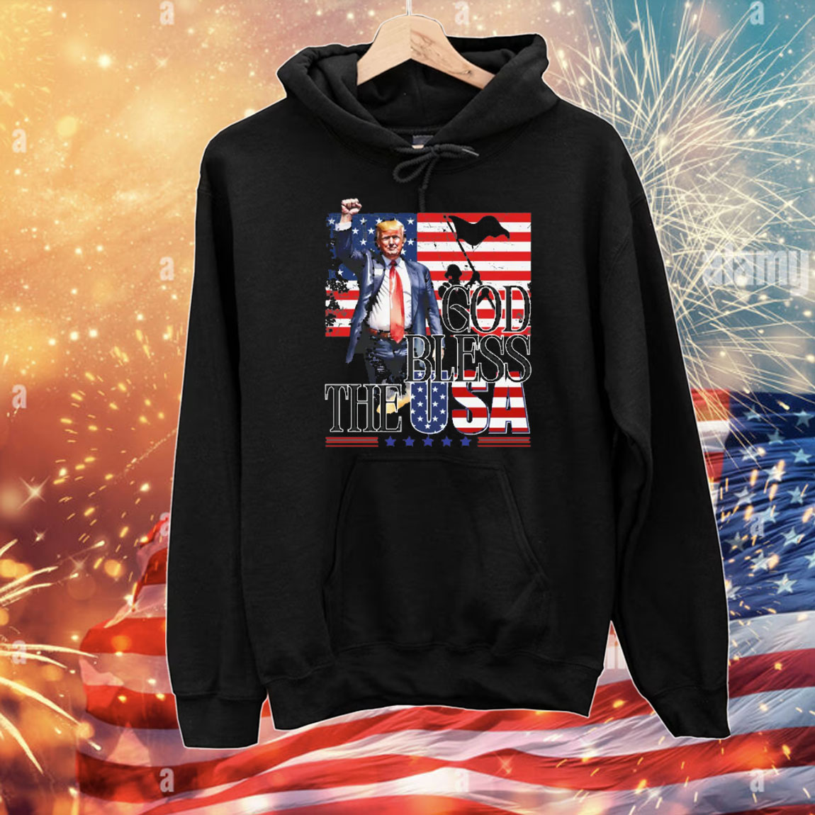 Trump God Bless The USA T-Shirt